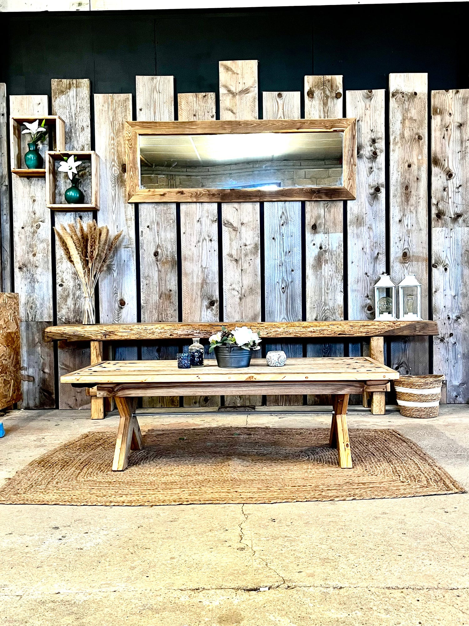 Rustic Industrial Living Room Furniture 2025