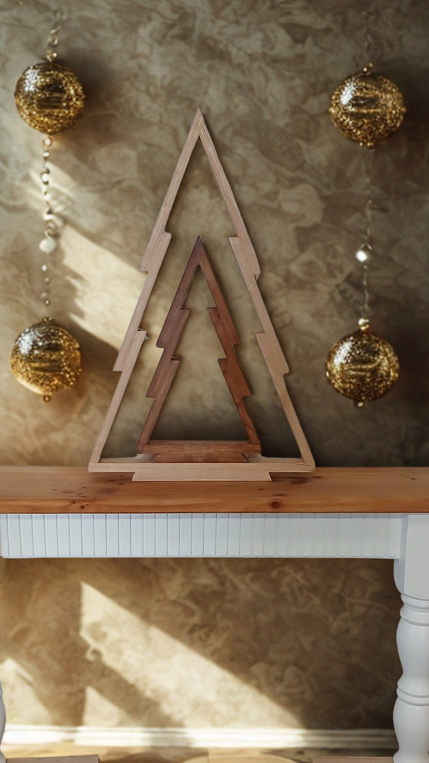 Wooden Decorative Christmas Tree
